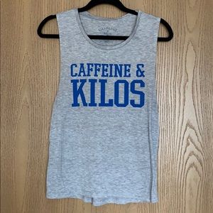 Caffeine & Kilos muscle tee